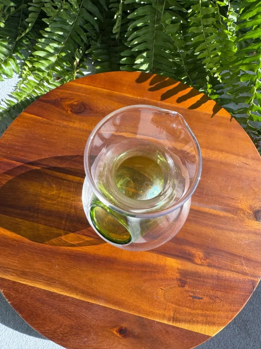 Urban Tokyo Cold Sake Decanter – Clear and Green Glass Carafe